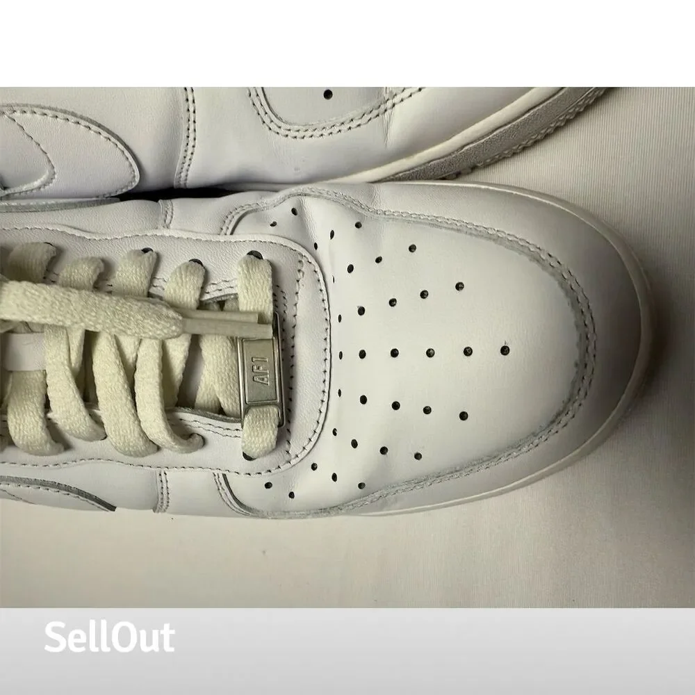 Nike Air Force 1 '07 Low Men's White Sneakers Size 8.5 Casual